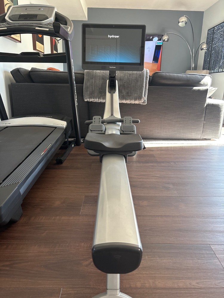Pro Rowing Machine with Immersive 22" HD Rotating Screen - Stows Upright |