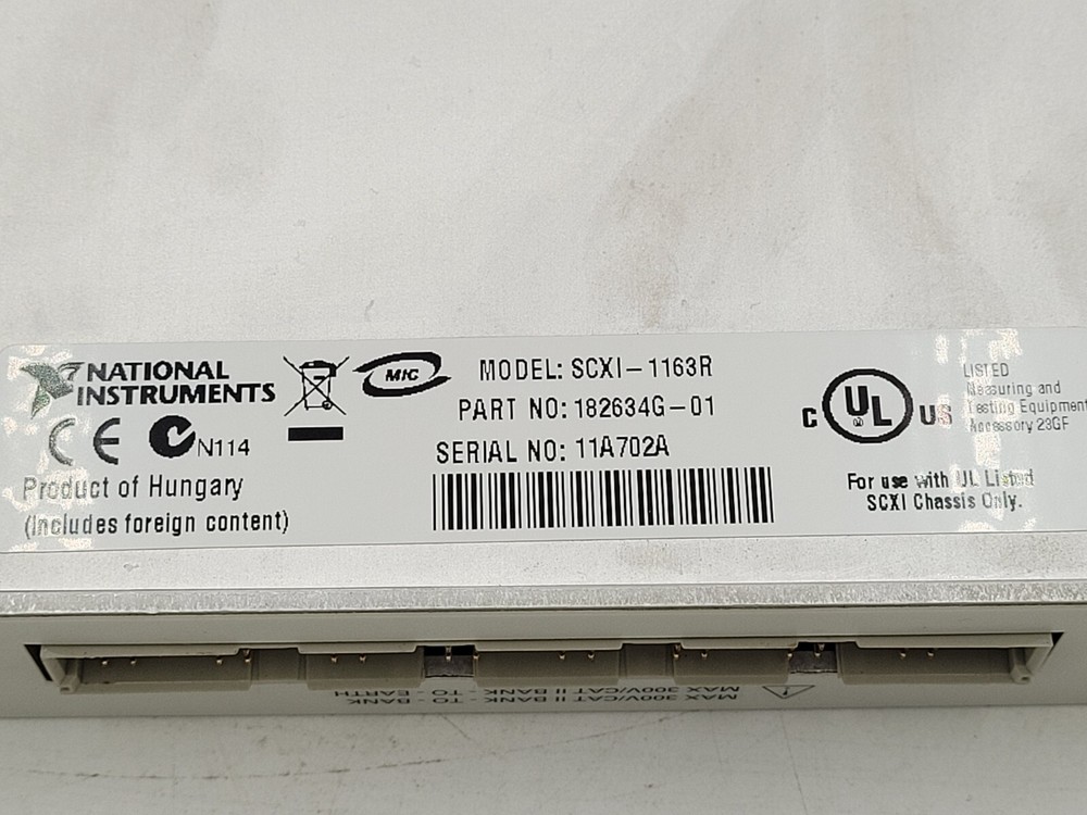 NATIONAL INSTRUMENTS SCXI-1163R