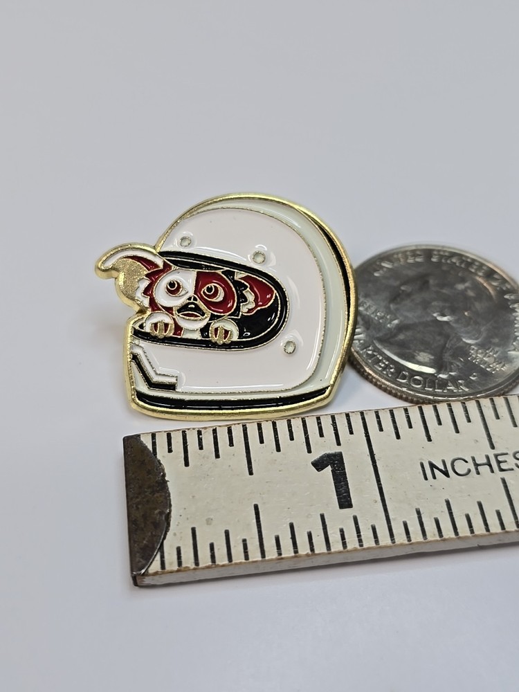 Gremlin Lapel Pin Gizmo With Helmet