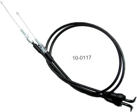 Motion Pro Black Vinyl Push - Pull Throttle Cable Set For KTM 660 Rally 2007