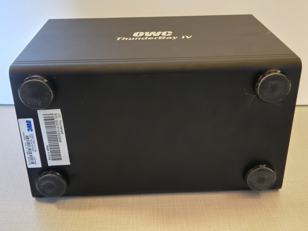 OWC Thunderbay IV 4 RAID Thunderbolt 2/USB-C with 12 GB storage error free