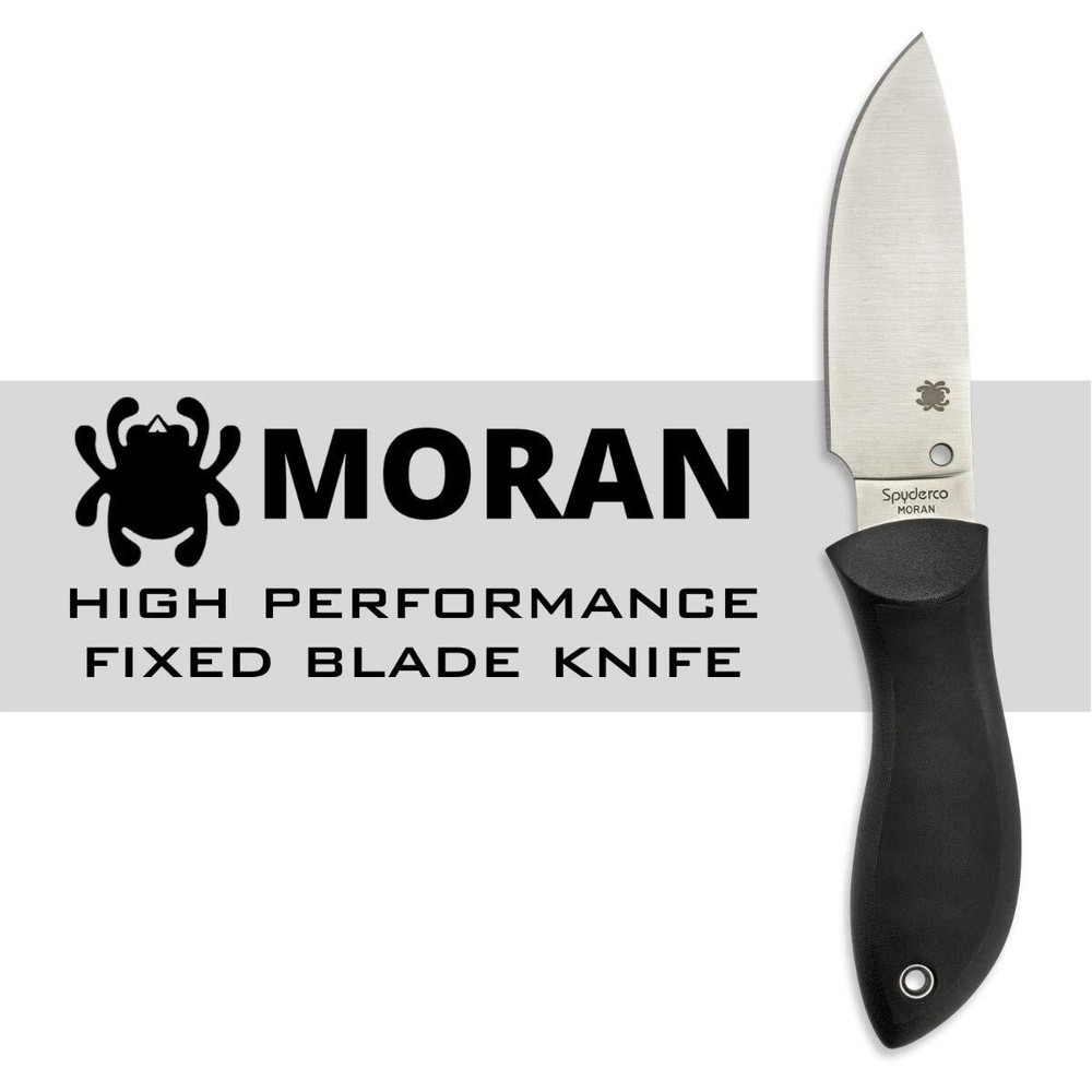 Spyderco Moran Drop Point Fixed Blade w/ Sheath FB02P