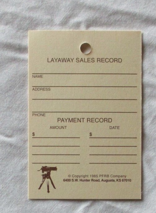 2" x 3" Standard Hangtags and Ties