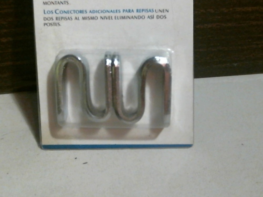 WireTech Add-On Shelf Connectors 93333, Chrome