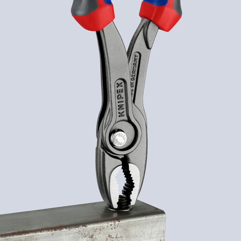 TwinGrip Slip Joint Pliers black atramentized, with multi-component grips 200...