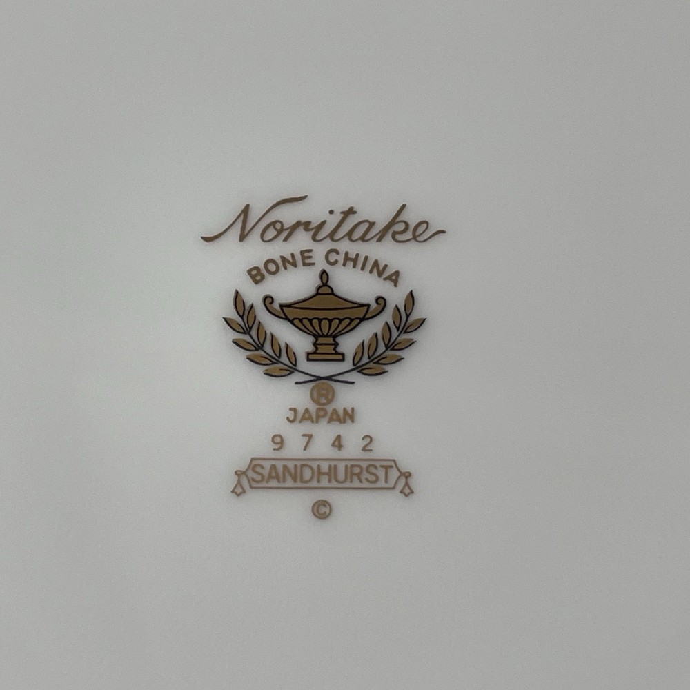 Noritake Sandhurst 6 Dinner Plates 10 5/8"