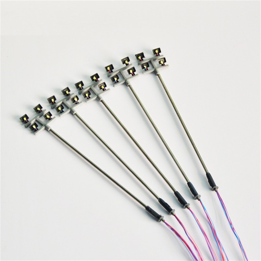 5PCS/Set 1:100 Scale 3V Lighting Tower Model Building Scenery Layout Model
