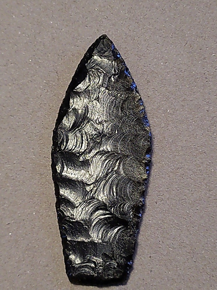 Agate Basin Silversheen Obsidian point