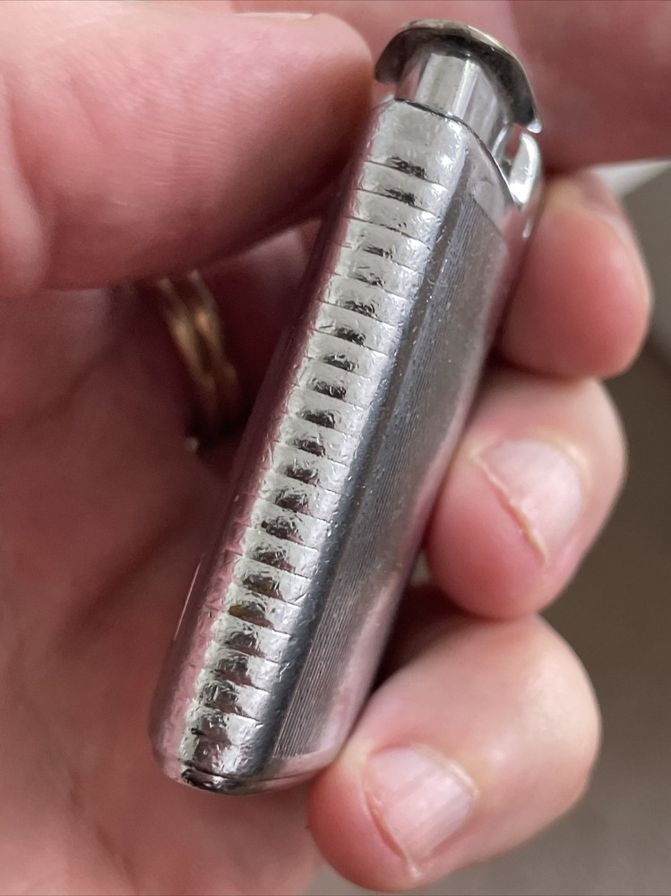 Vintage Ronson Pocket Cigarette Lighter Requiring A Full Service