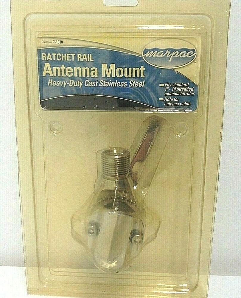 Marpac Ratchet Rail Antenna Mount   Part # 7-1330