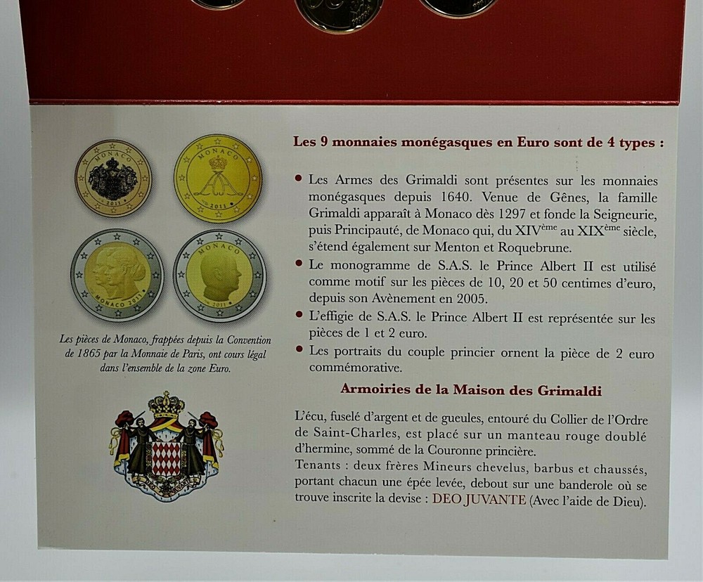 Monaco 2011 - BU Euro Coinset