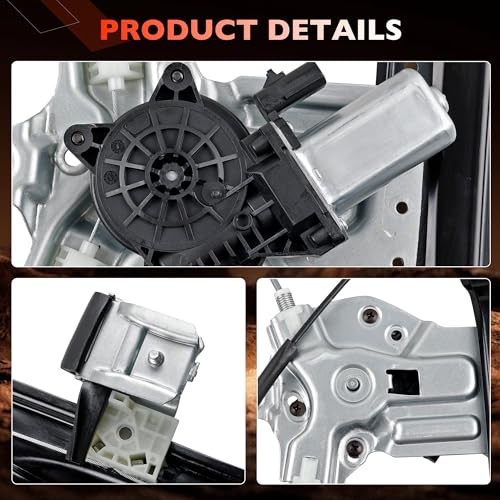 751-740 Power Window Regulator with Motor(2 Pins) Front Right Passenger Side