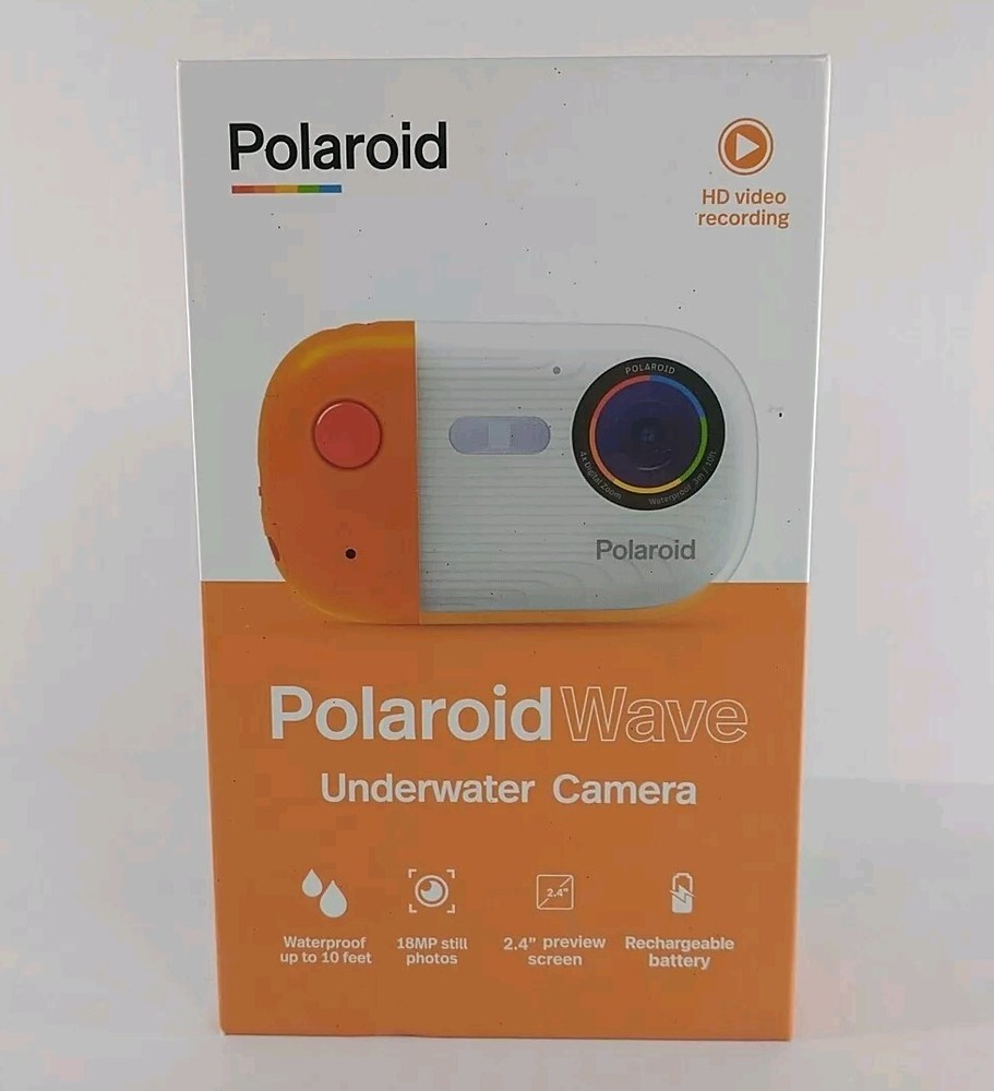 Polaroid Wave Underwater Camera Streaming Camera 4K Video Recording