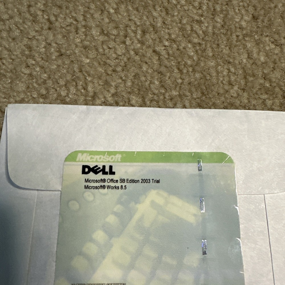 Microsoft Office SB Edition Works 8.5 2003 Trial Software CD New Sealed!