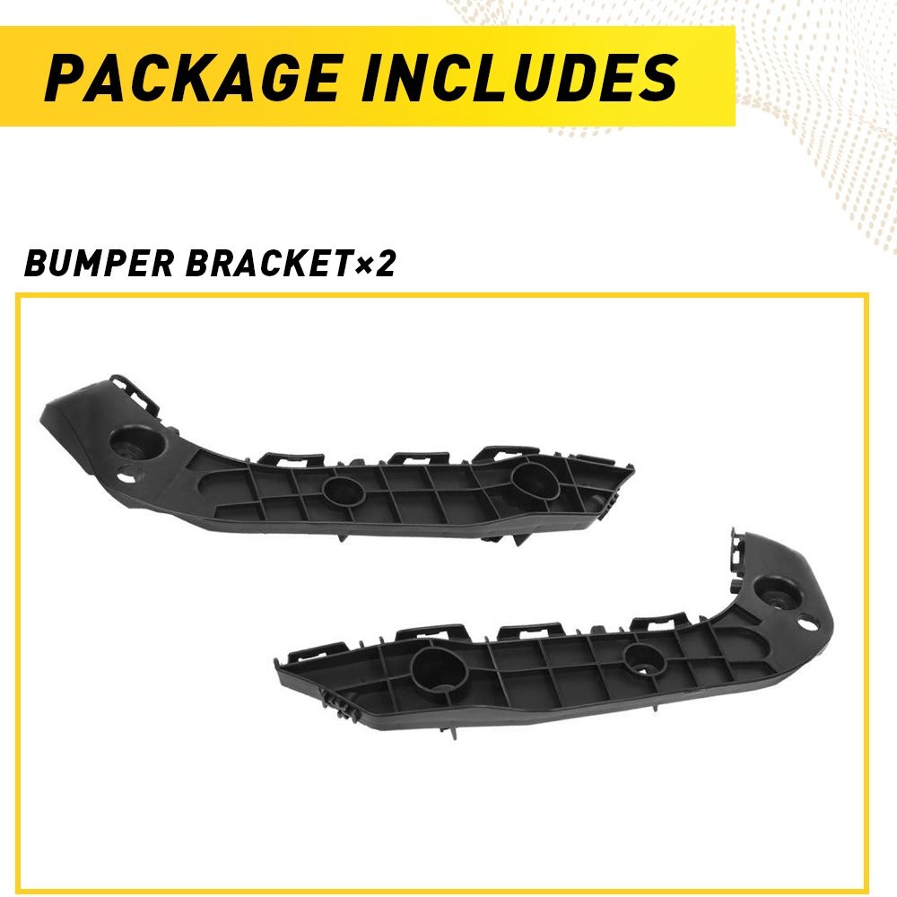 For 2014-2021 Toyota 4Runner Left & Right Side Front Bumper Support Brackets USA