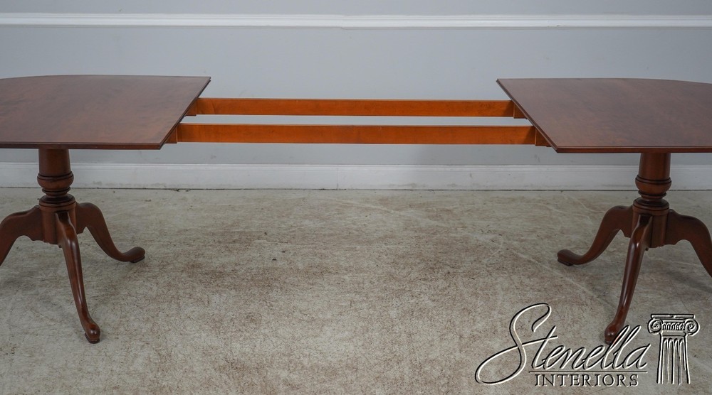 L60662: ELDRED WHEELER Cherry Bench Made Dining Room Table