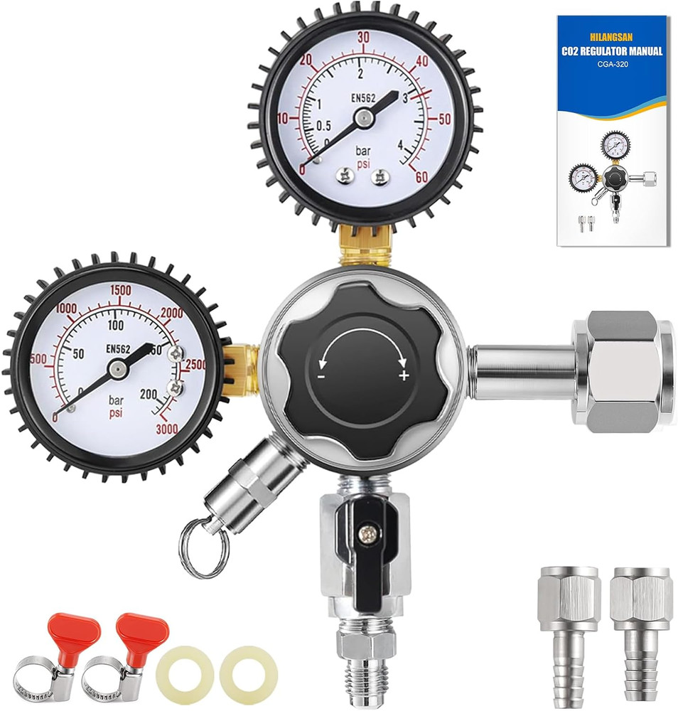 CO2 Regulator for Kegerator CO2 Regulator Beer Keg Regulator CO2 Kegerator Regul