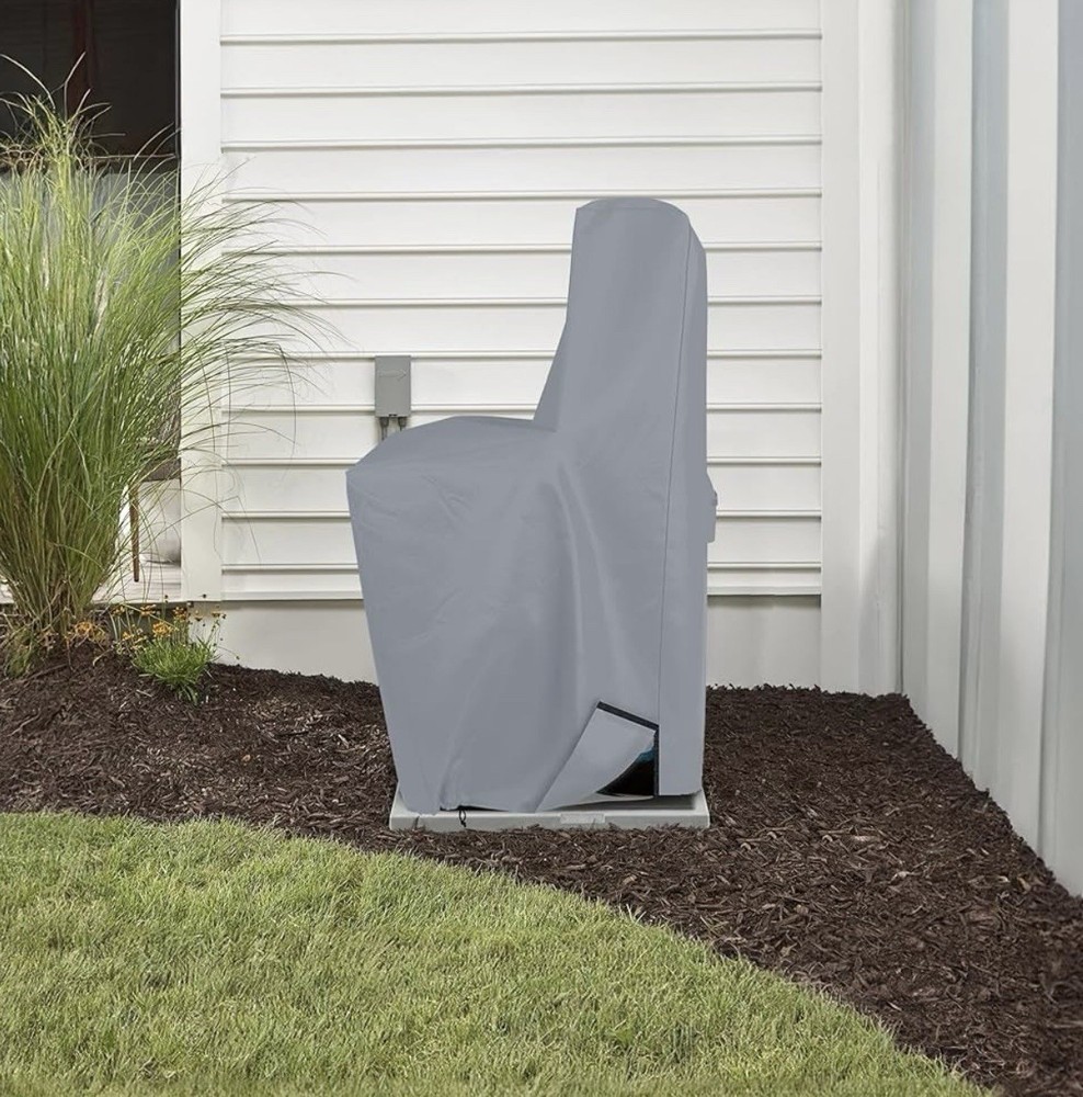 Covers & All Water Softener Cover 64"x 40"x 16" Gray Water, UV, Snow Resistant