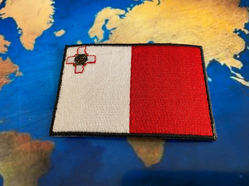 MALTA -  Flag Iron on Sew on Patch