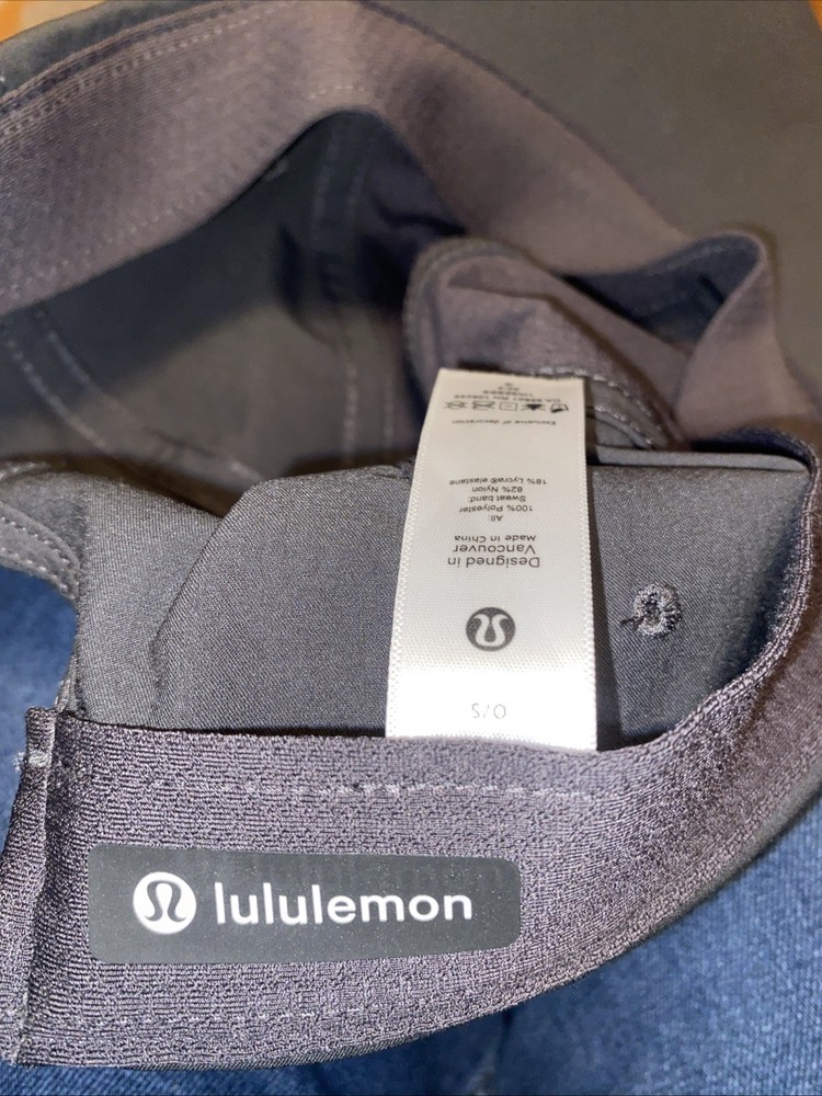 Lululemon Hat Grey Unisex Grey Performance Sport Baseball Hat