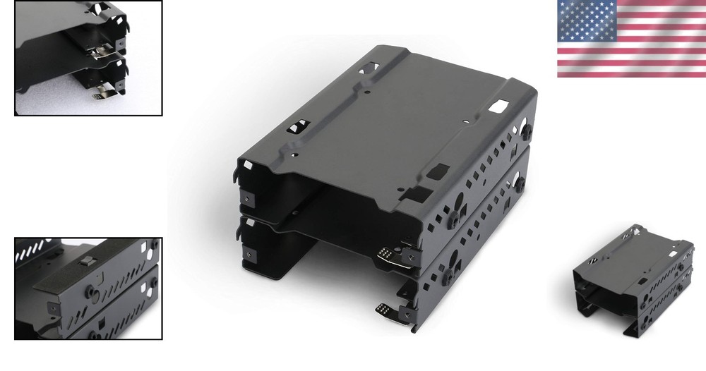 Anti-vibration HDD Bracket Duo, Black