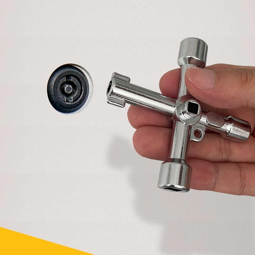 Mechanical 4-in-1 Utility Key - Essential Tool for Elevators, Mailboxes & More