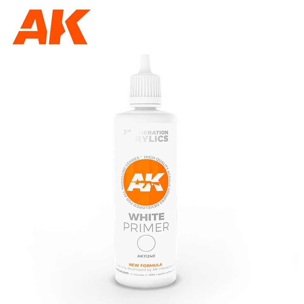 AK Interactive 3G White Primer 100ml