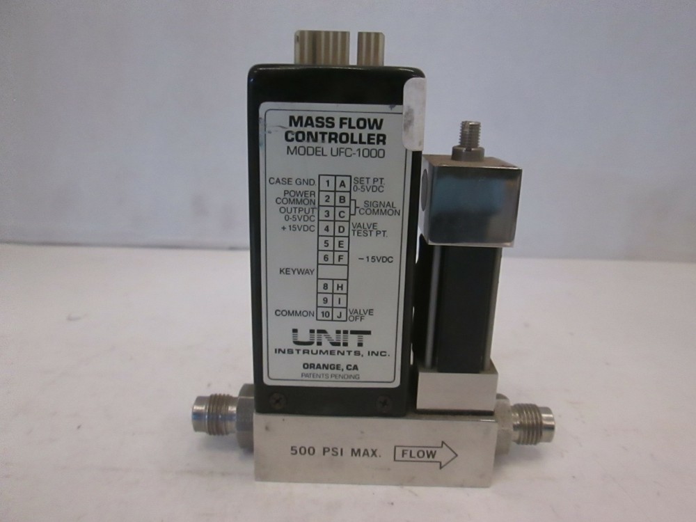 Unit UFC-1000 Mass Flow Controller MFC, N0, 5 SLM, Refurb