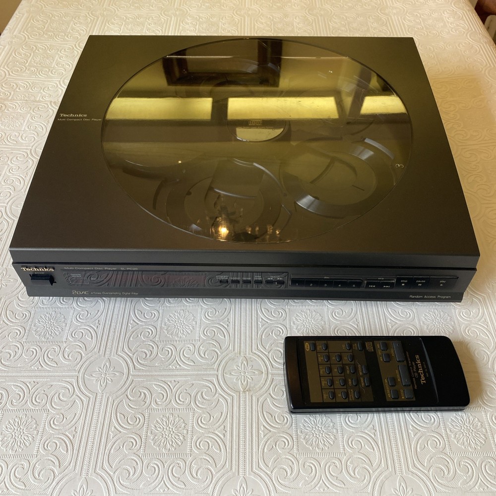 Technics SL-PC20 CD Player w/remote, Plays but Needs Work. See Description