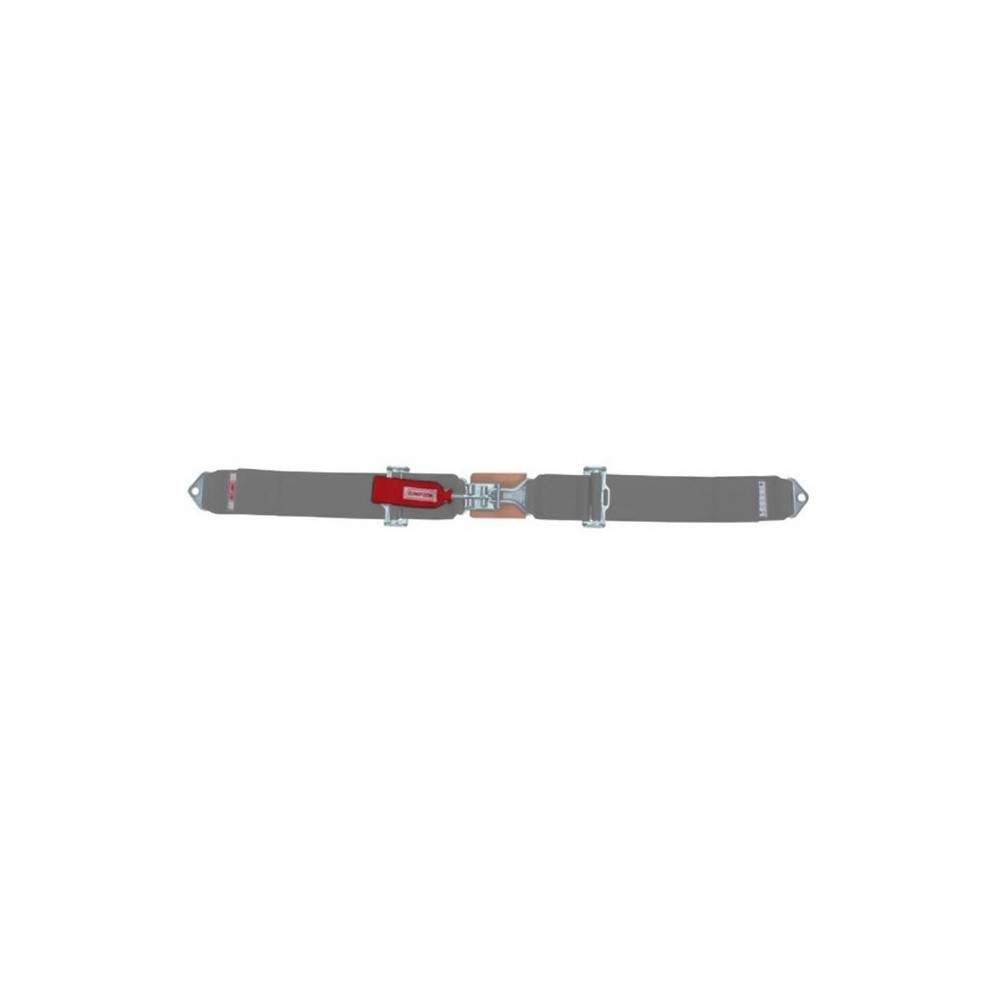 Simpson 29024R Red Bolt-In Lap Belt, Latch/Link-Pull Down