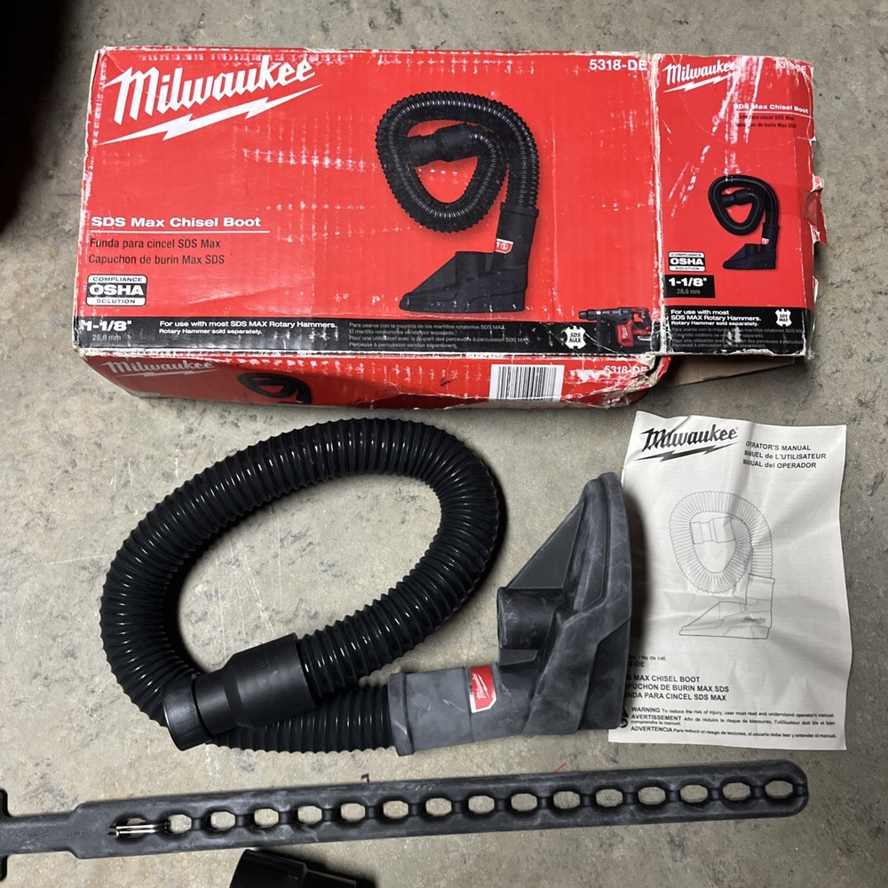 Milwaukee 5318-DE SDS Max Chisel Boot, Masonry Drill Boot