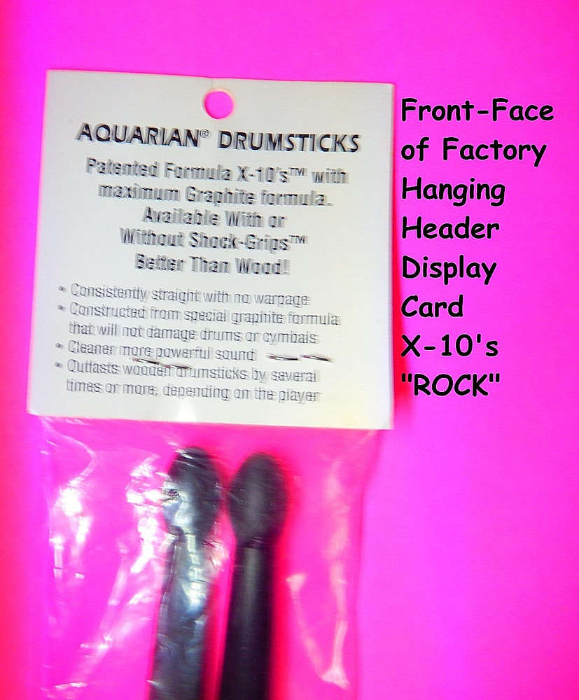 Aquarian Drumsticks, ROCK drumsticks