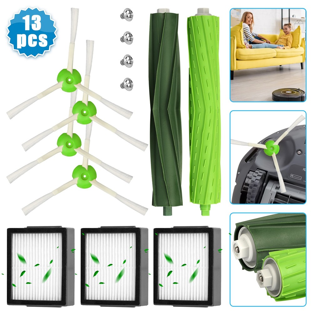 13PCS For iRobot Replacement Parts Roomba e5 e6 e7 i7 i7+/i7 Plus e and i Series