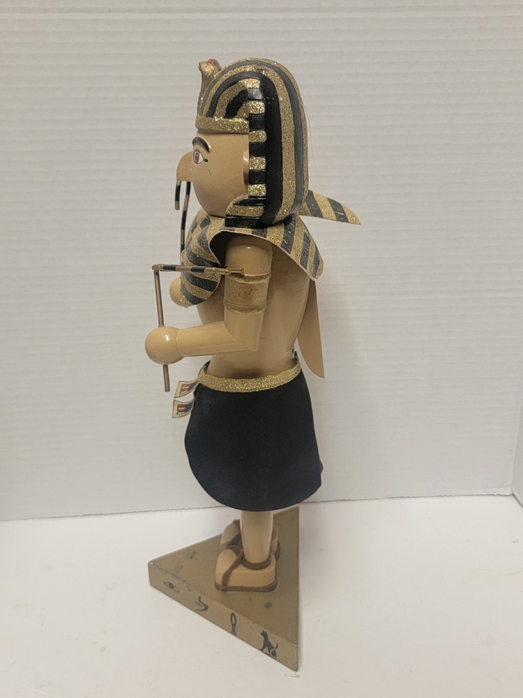 RARE Nutcracker Village Egyptian Pharaoh 2003 HTF Read Description