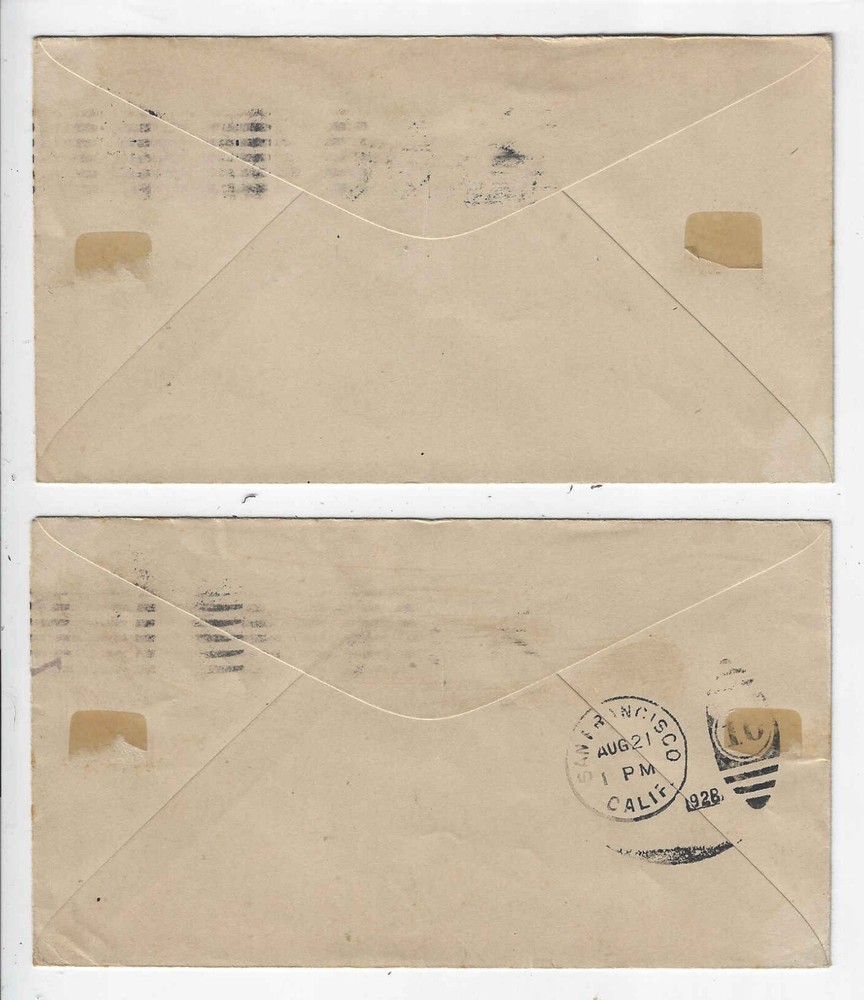 FDC's # 647, 648 -- 2c, 5c Hawaii overprint -- Hawaii cxls