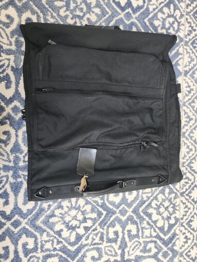 Tumi Alpha Garment Bag Ballistic Nylon Black ,multiples Puckets
