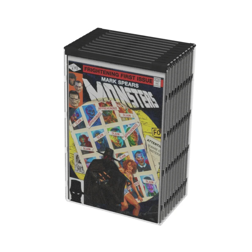5 Current Modern ComicCapsule Black Comic Book Plastic Protector UV Protection