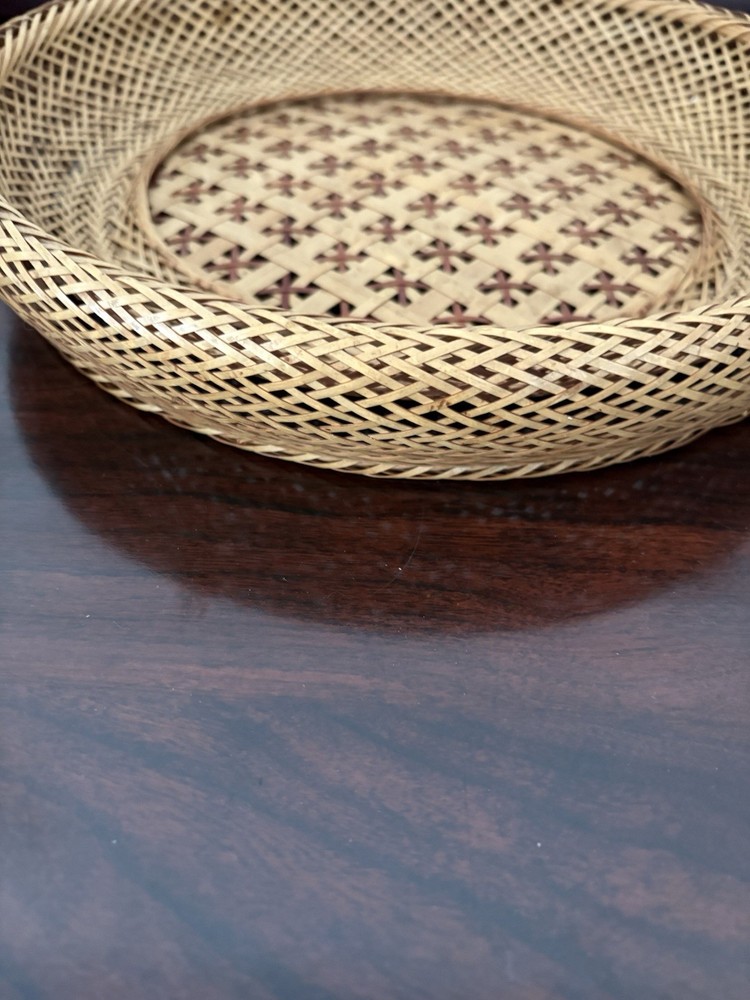 Rattan Basket 11.5”x12”