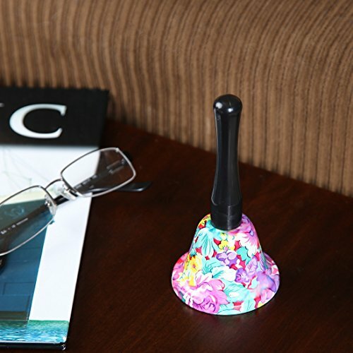 Decorative Call Bells w/ Floral Design & Spring Coil Striker