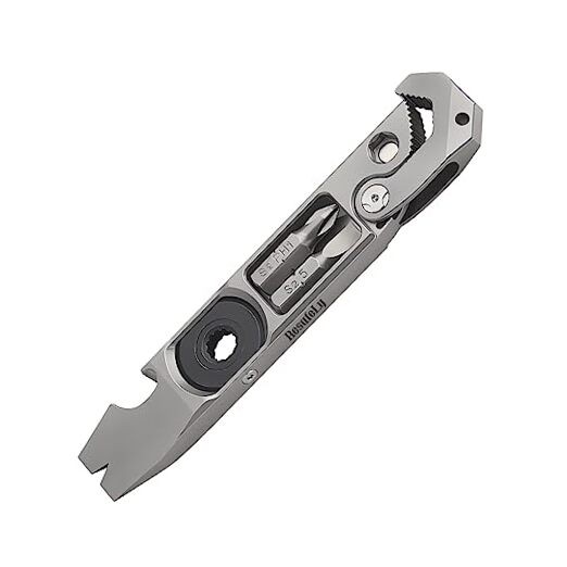 Titanium Pry Bar,Multi-tool,EDC Tool,Versatile Pry Tool,Bottle 03 Grey-l