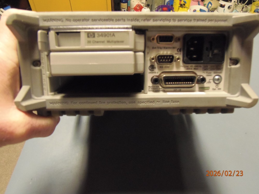 HP Hewlett Packard 34970A Data Acquisition Switch Unit