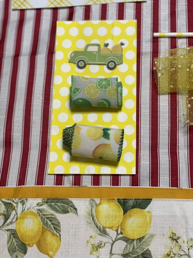 New Lemon Themed Junk Journal Kit