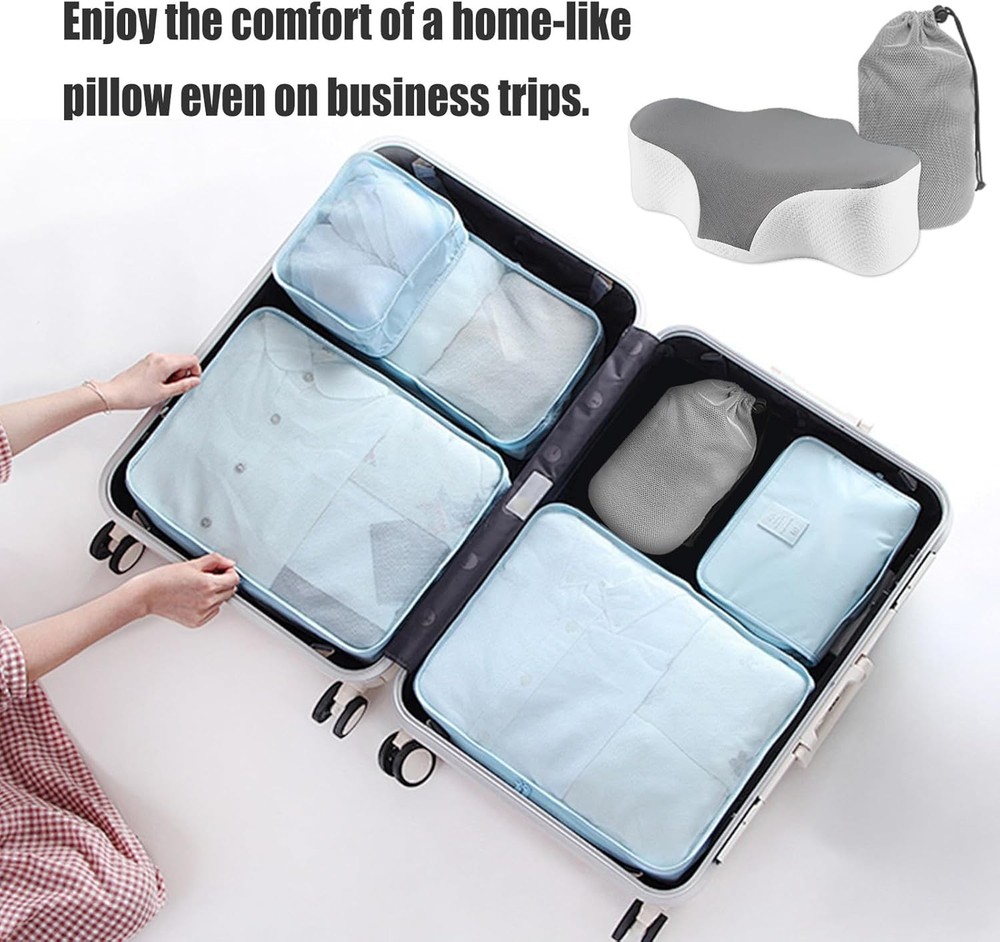 Travel Pillow for Sleeping,Cervical Neck Support Pillow