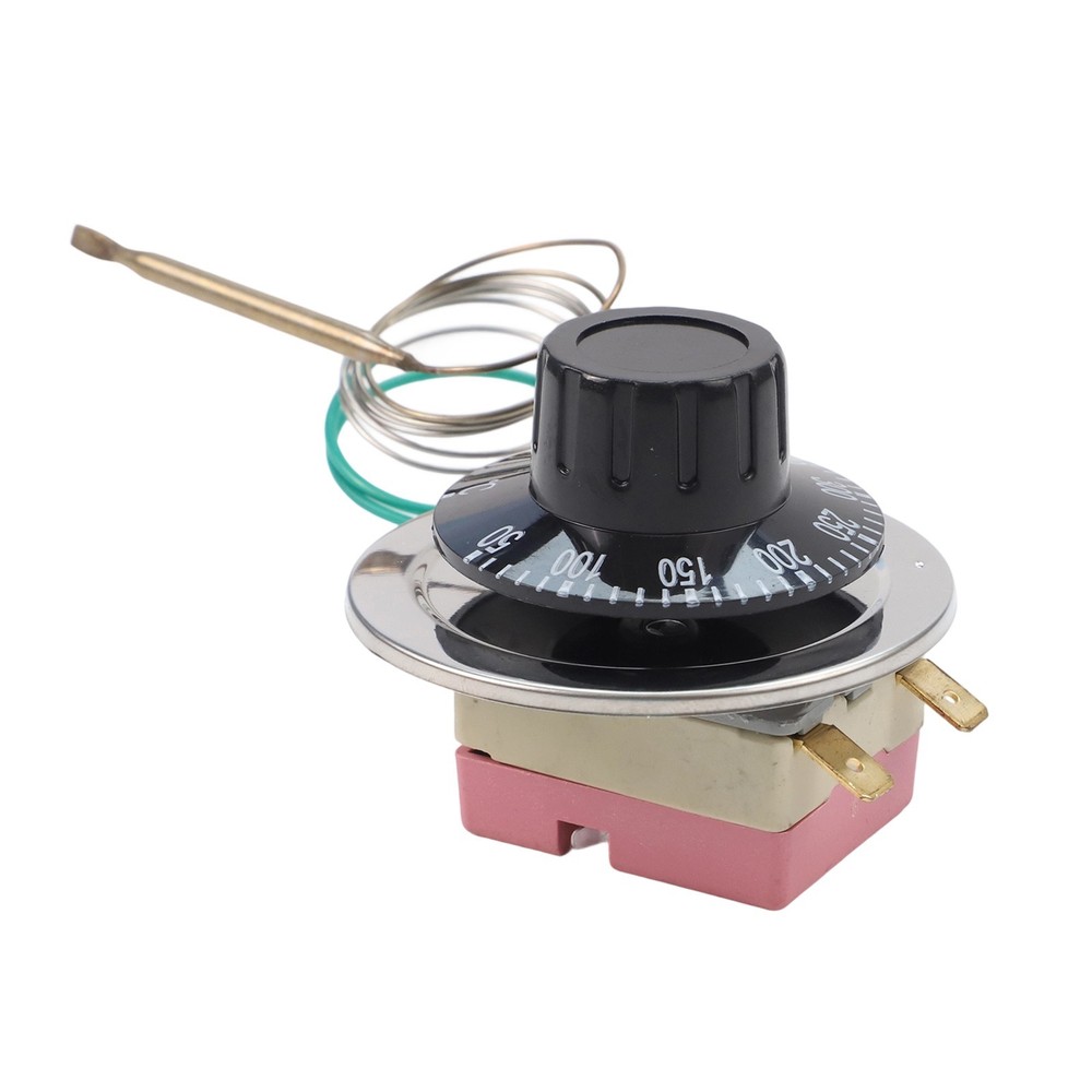 Electric Oven Thermostat ,Adjustable Temperature Controller Switch,50-400℃ 2 Pin