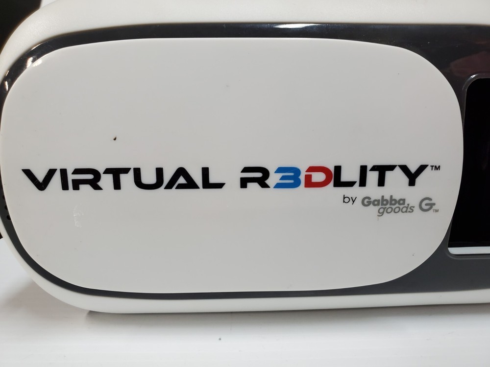 GABBA GOODS VIRTUAL R3DLITY HEADSET, 3D VIRTUAL REALITY ( UNTESTED)