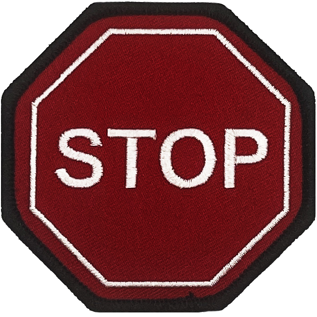 STOP SIGN PATCH