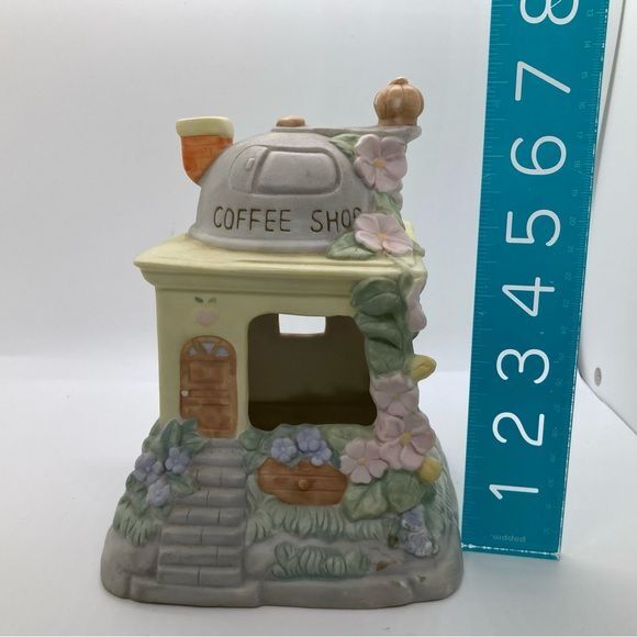 Ceramic Bisque Coffee Shop Building AGC