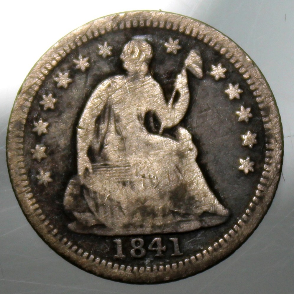 1841 Seated Liberty Half Dime - VG !!
