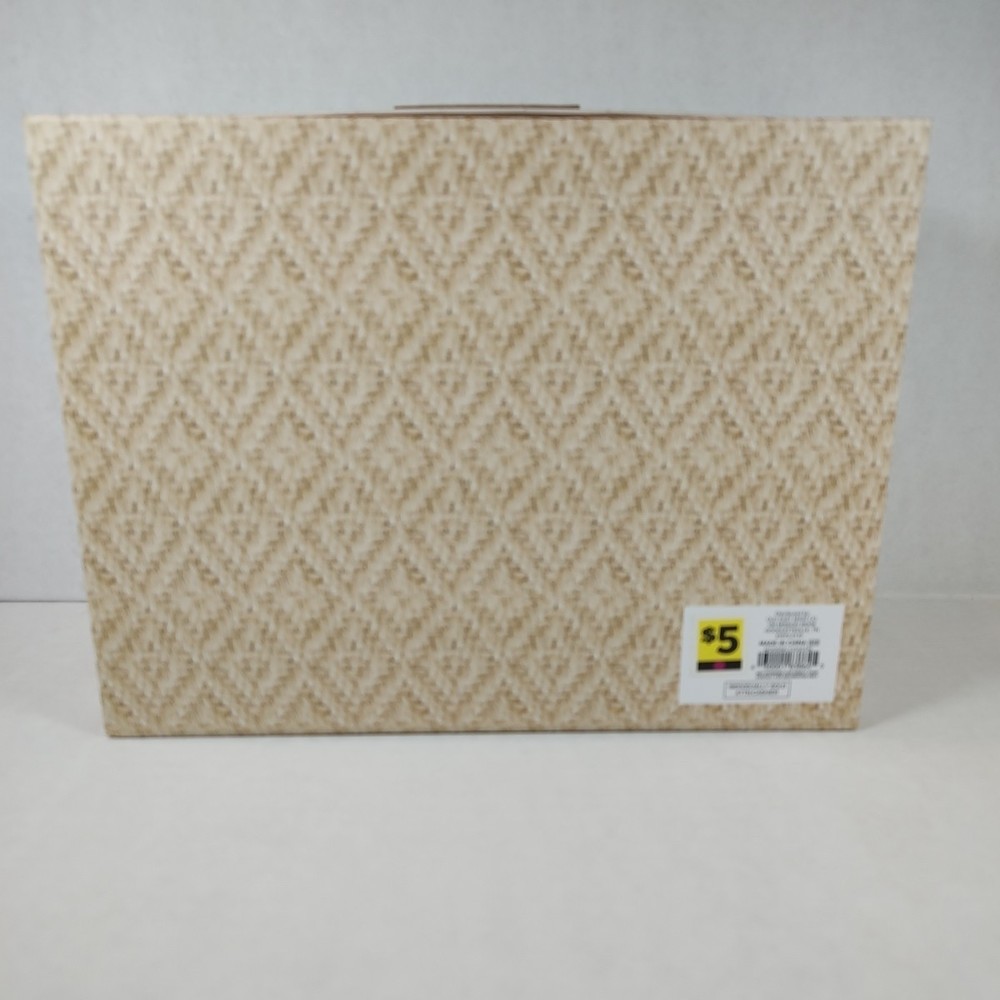 Just Breathe Modern Coastal Gift Organization Storage Box Hook & Loop Closure