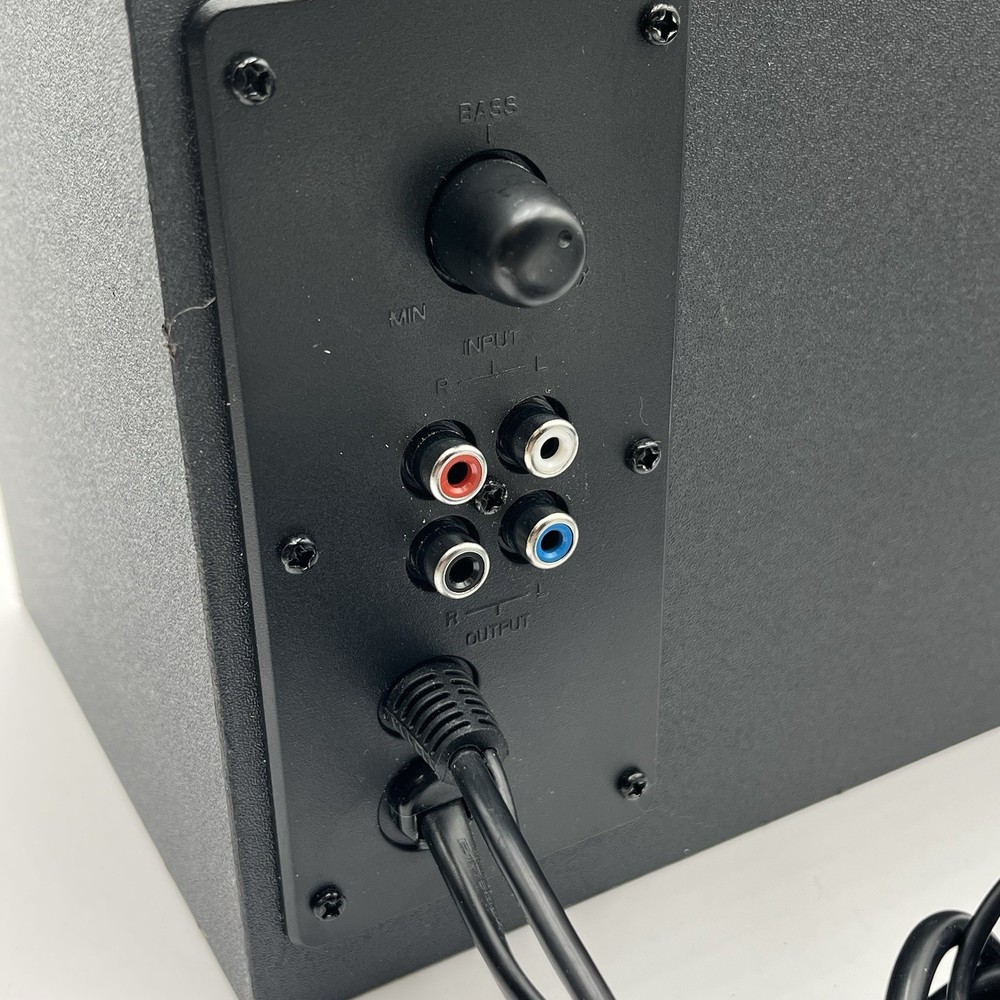 2.1 PC Studio Speaker System With Subwoofer 80W Logitech Tested